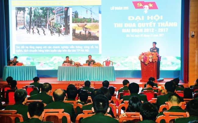 Lữ đoàn 205 tổ chức Đại hội thi đua Quyết thắng giai đoạn 2012-2017