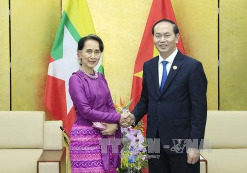 Chủ tịch nước Trần Đại Quang gặp song phương các lãnh đạo, nguyên thủ quốc gia tham dự APEC 2017