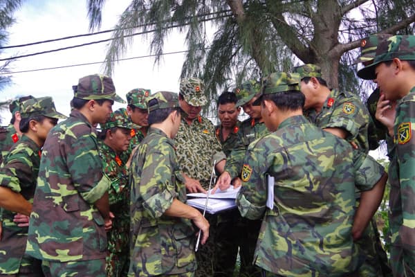Khảo sát tuyến ven biển công trình phòng thủ tại tỉnh Sóc Trăng