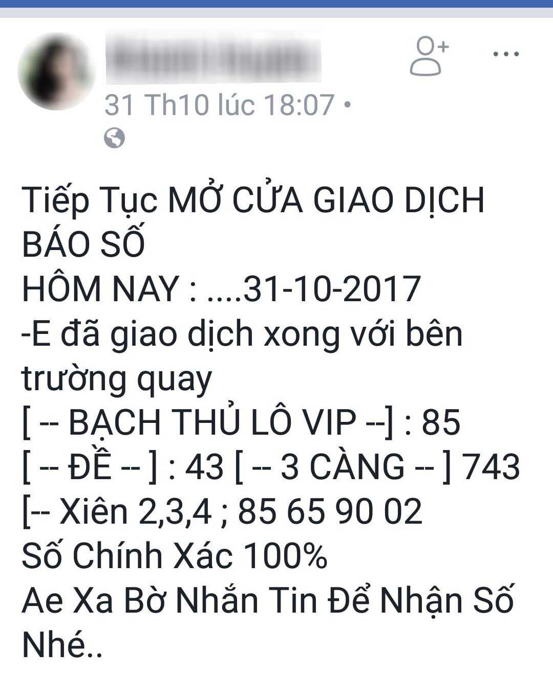Nạn cờ bạc trên mạng xã hội