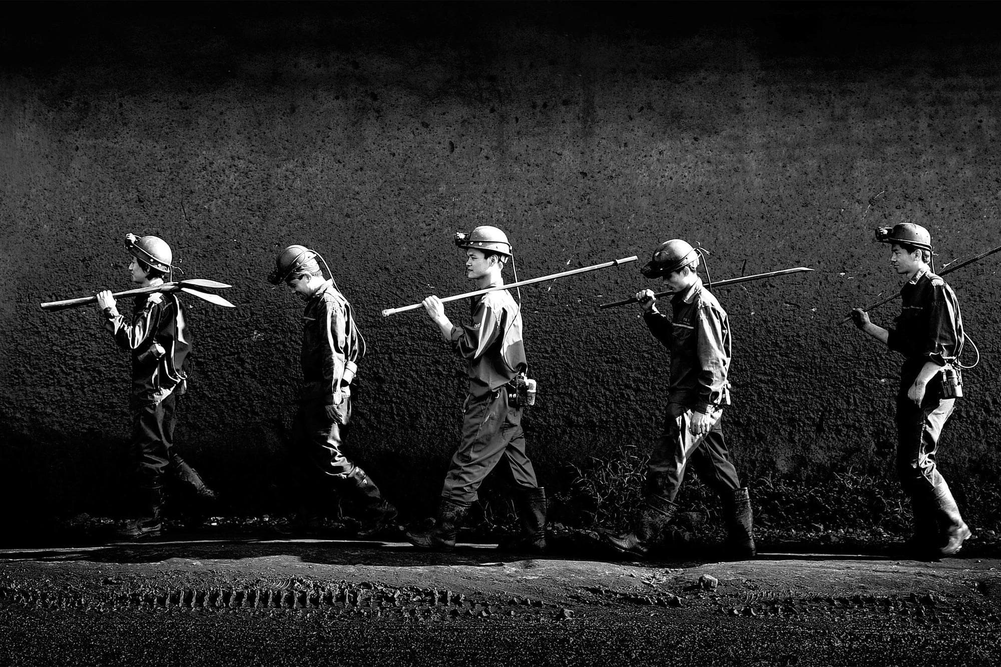 “Khoảnh khắc vùng than” của người thợ mỏ