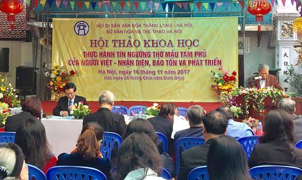 Thực hành tín ngưỡng thờ Mẫu tam phủ của người Việt - Nhận diện, bảo tồn và phát triển