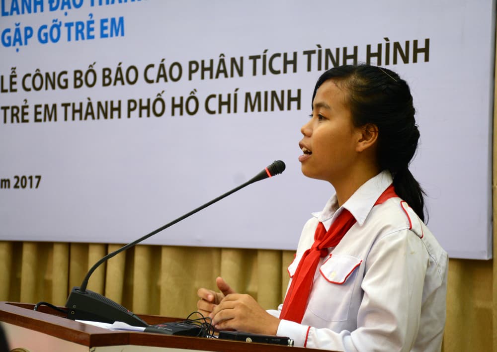 Lãnh đạo TP Hồ Chí Minh lắng nghe nguyện vọng của trẻ em