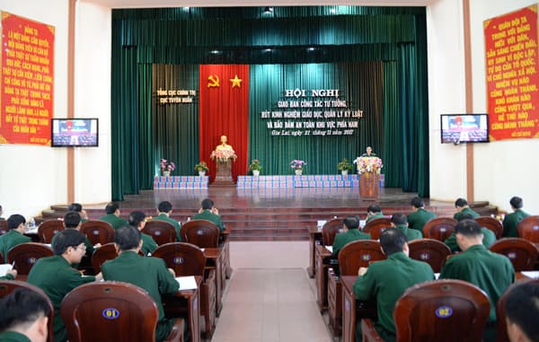 Hội nghị giao ban công tác tư tưởng, quản lý kỷ luật và bảo đảm an toàn khu vực phía Nam