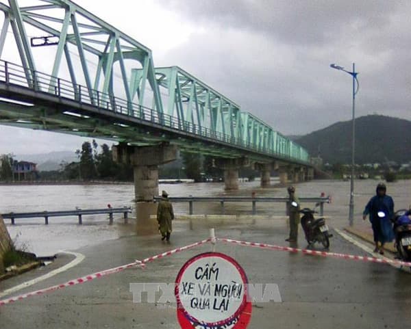 Mưa lũ gây ngập lụt vùng hạ du sông Kỳ Lộ, Phú Yên