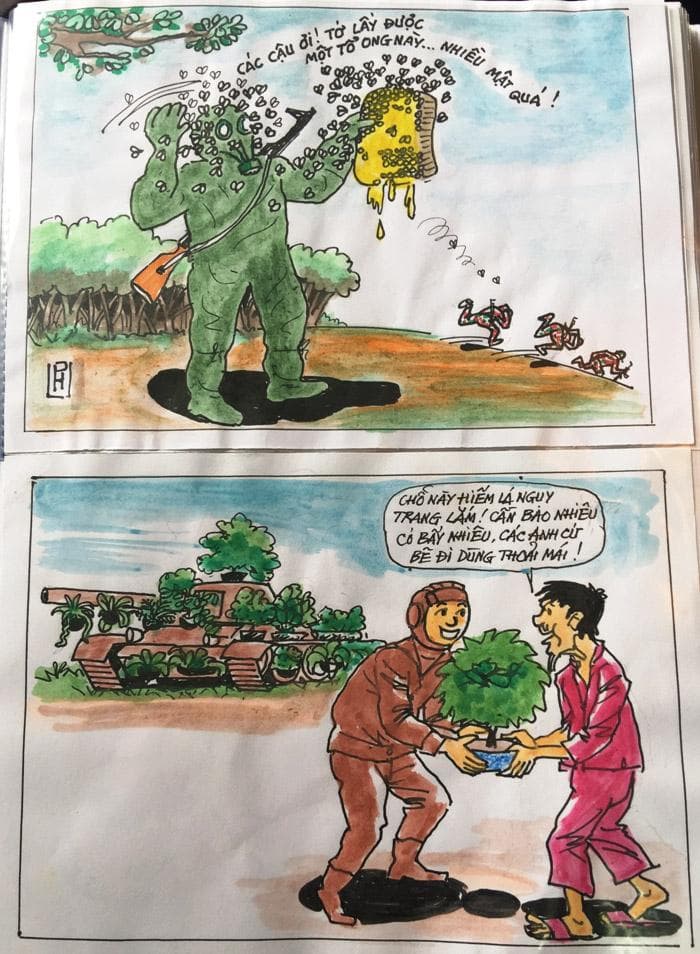 Tuổi 90 vẫn đam mê vẽ tranh