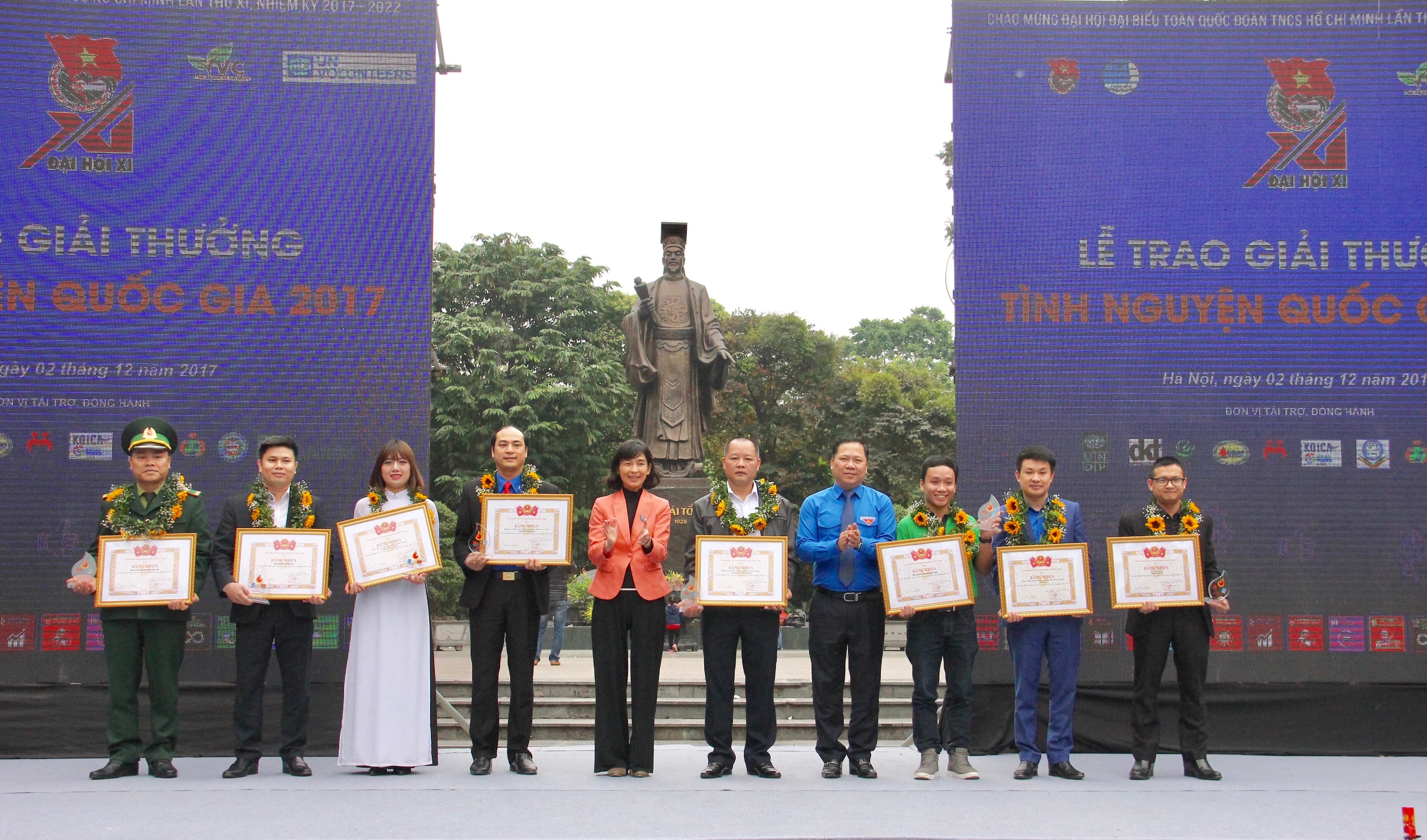 Trao Giải thưởng tình nguyện Quốc gia năm 2017