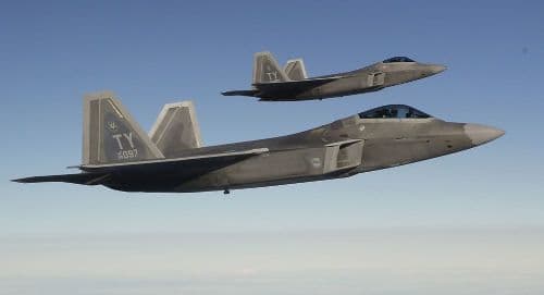 Phi đội F-22 Raptor của Mỹ tới Hàn Quốc tập trận
