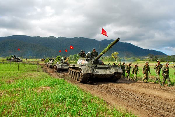 Quân đoàn 3 tổ chức diễn tập chiến thuật hiệp đồng quân binh chủng
