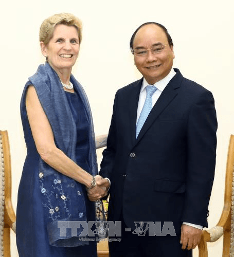 Thủ tướng Nguyễn Xuân Phúc tiếp Thủ hiến Bang Ontario (Canada)