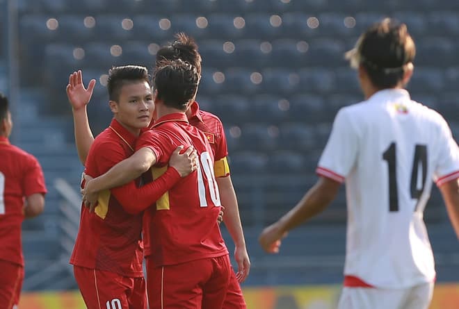 U23 Việt Nam thắng đậm U23 Myanmar
