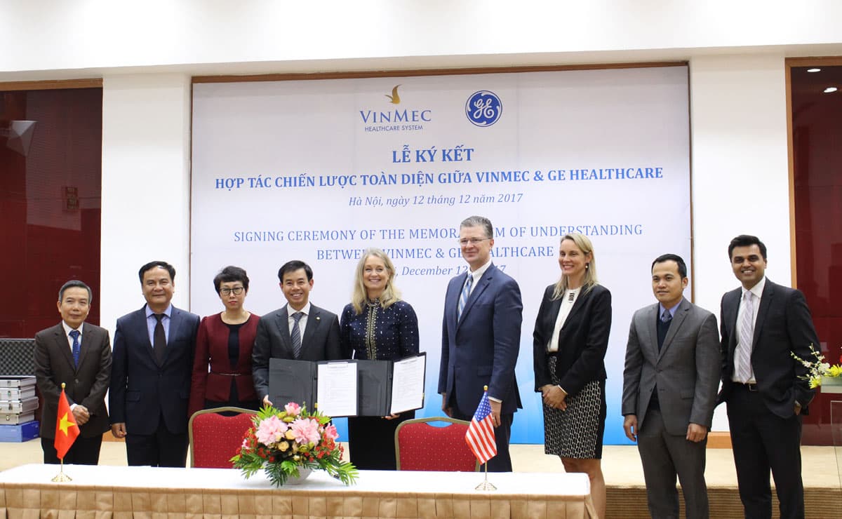GE Healthcare và Vinmec ký thỏa thuận hợp tác toàn diện