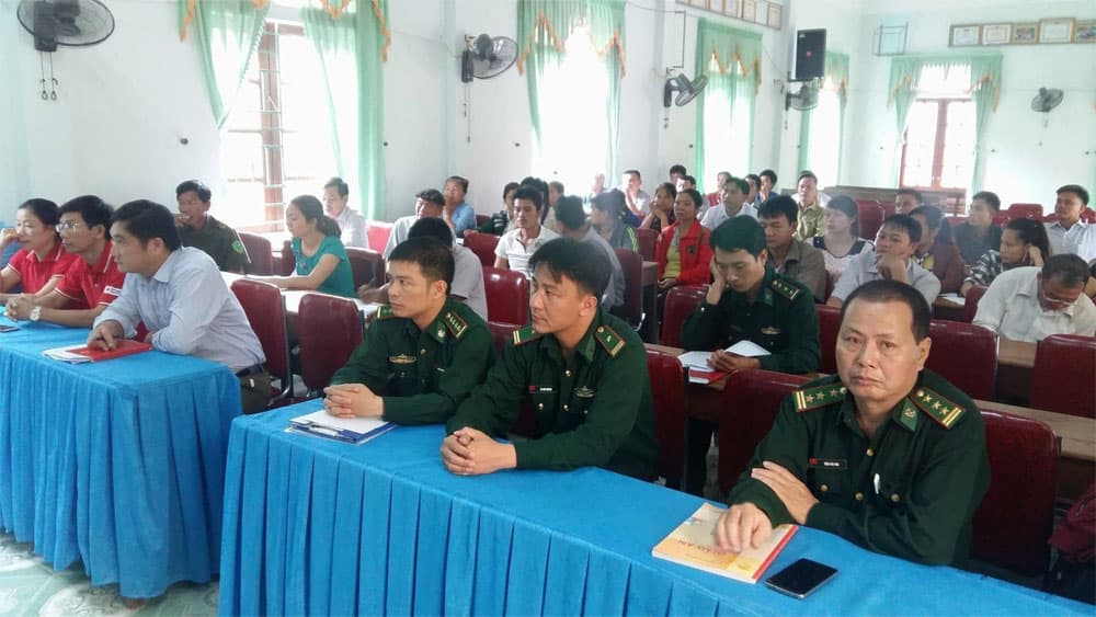 950 lượt người ở các xã biên giới được tuyên truyền về phòng, chống tệ nạn xã hội