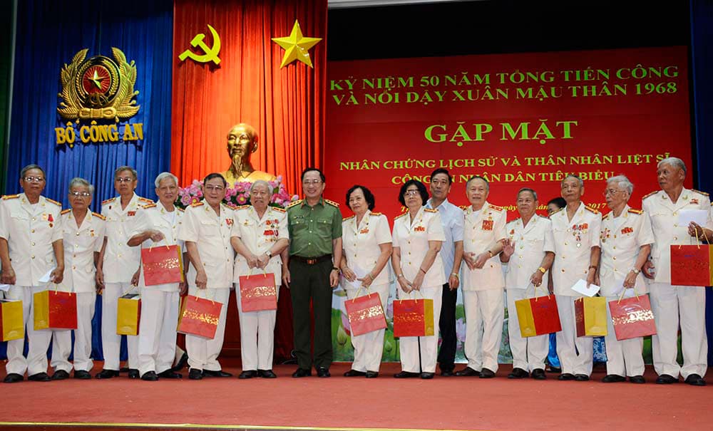 Bộ Công an gặp mặt kỷ niệm 50 năm Tổng tiến công và nổi dậy Xuân Mậu Thân 1968