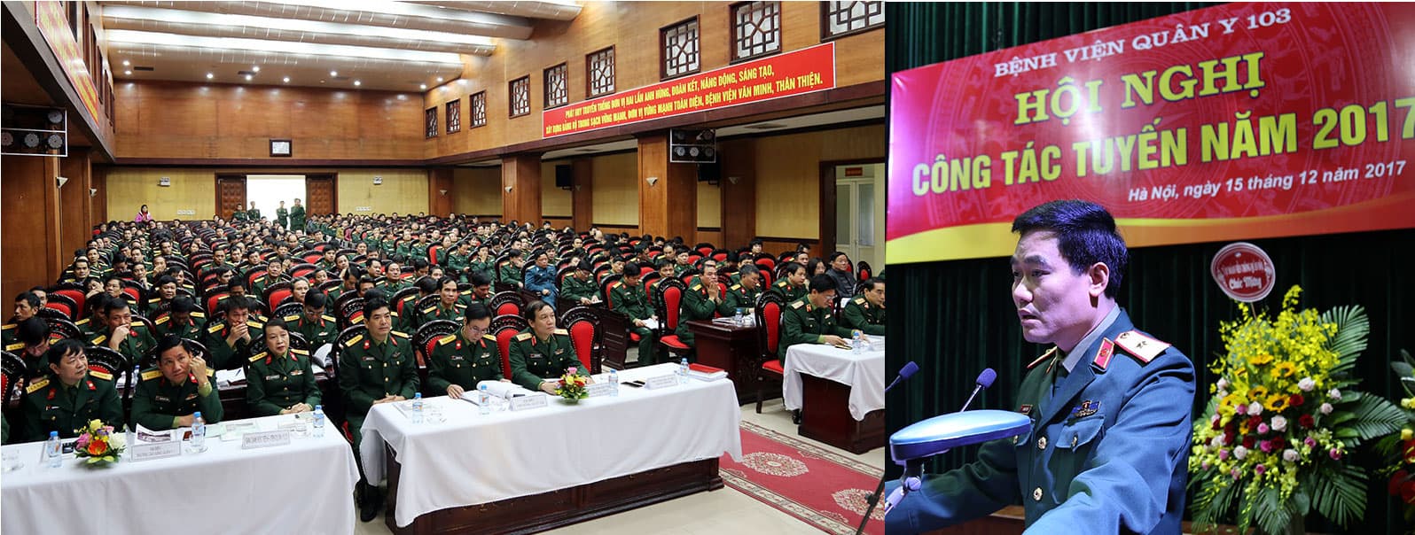 Bệnh viện Quân y 103 tổ chức Hội nghị Công tác tuyến năm 2017
