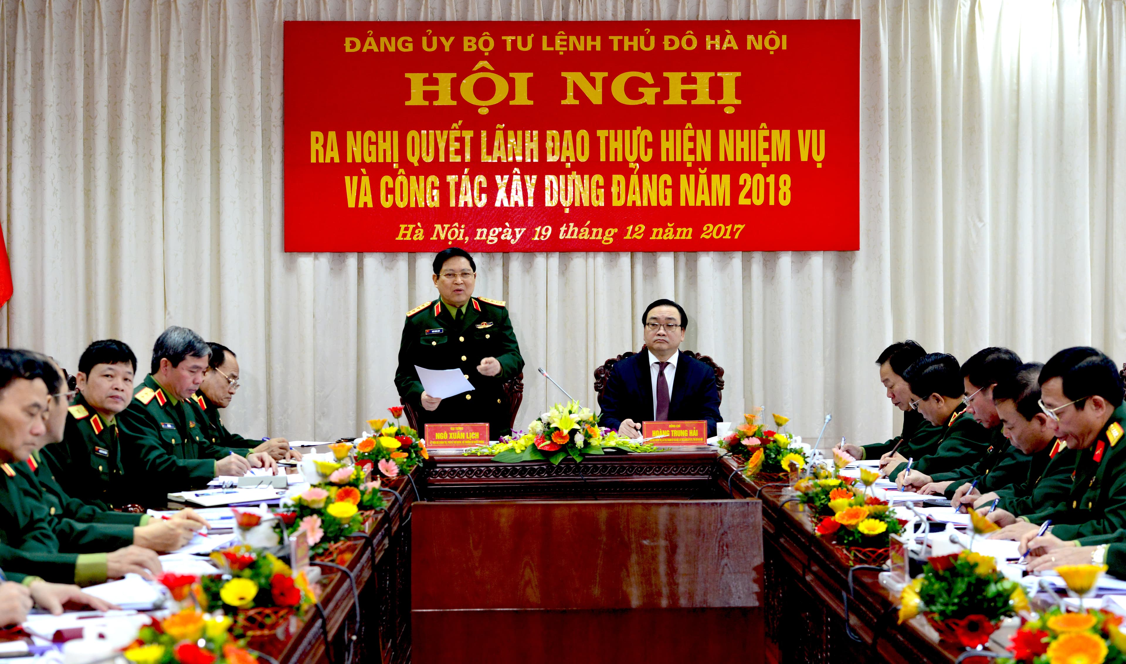 Xây dựng Đảng bộ Bộ tư lệnh Thủ đô Hà Nội vững mạnh về chính trị, tư tưởng và tổ chức