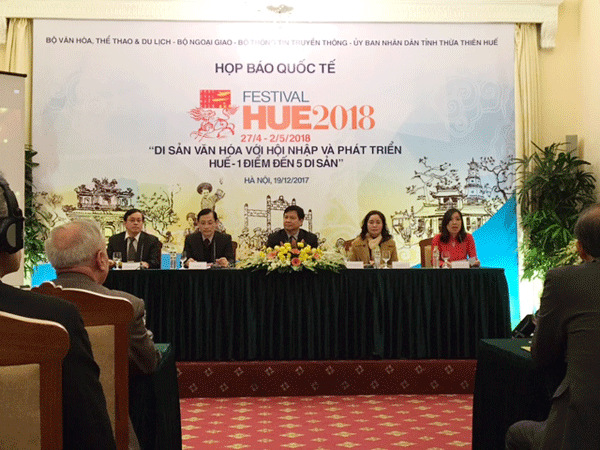 Hơn 20 đoàn nghệ thuật quốc tế tham gia Festival Huế 2018
