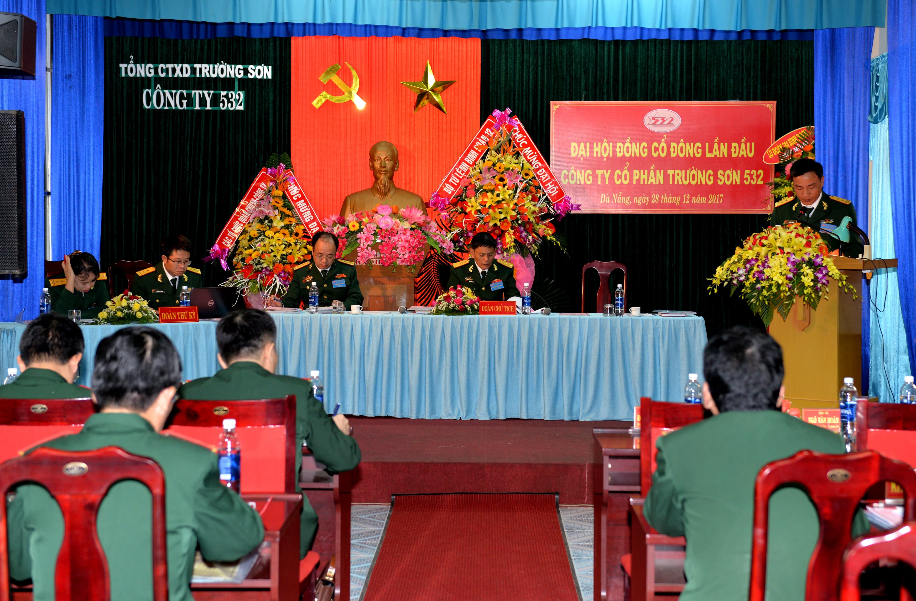 Đại hội Cổ đông lần thứ nhất Công ty cổ phần Trường Sơn 532-Binh đoàn 12