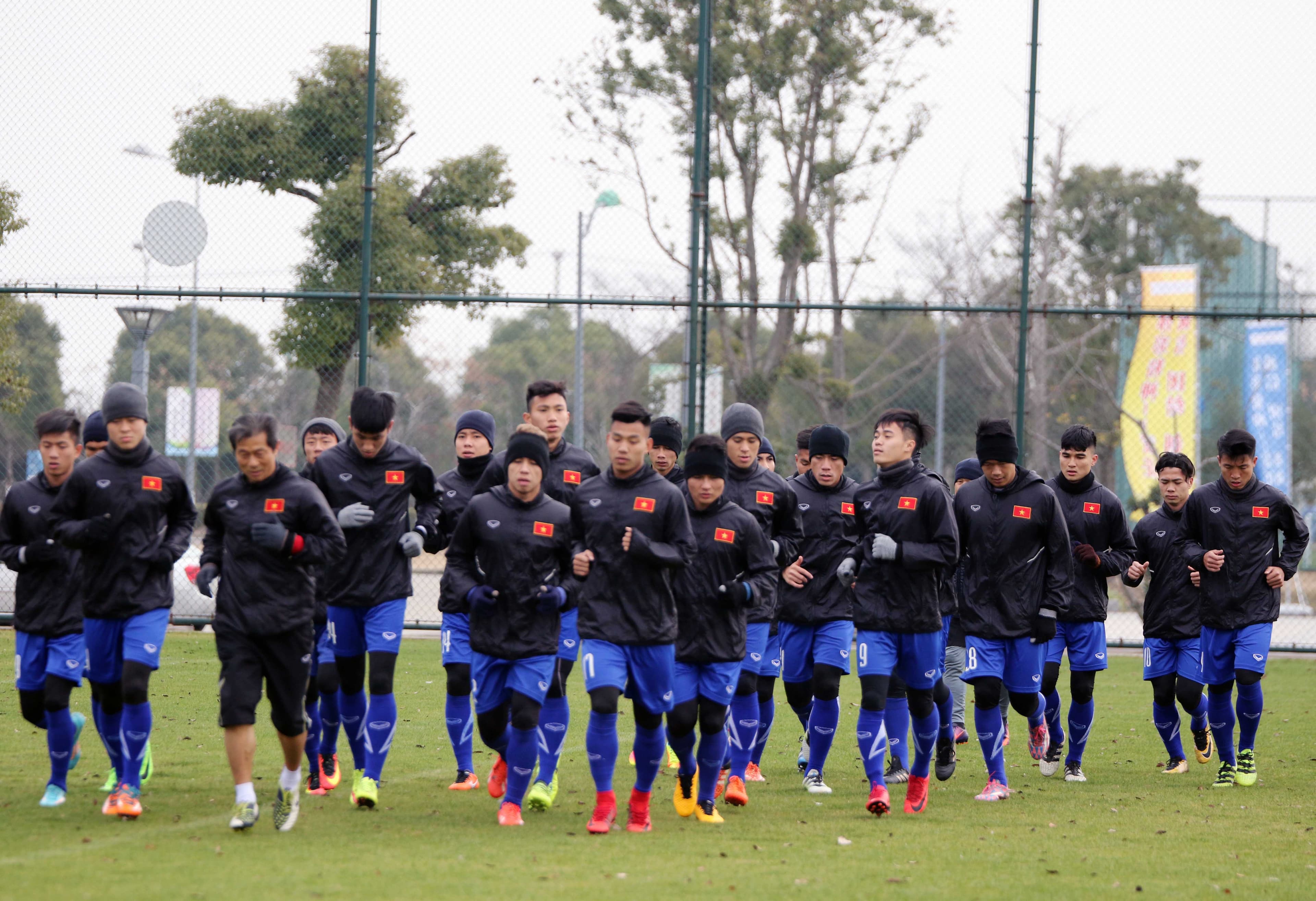 U23 Việt Nam tiếp tục tập kín trước VCK U23 châu Á 2018