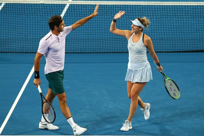 Roger  Federer giành thắng lợi liên tiếp tại Hopman Cup
