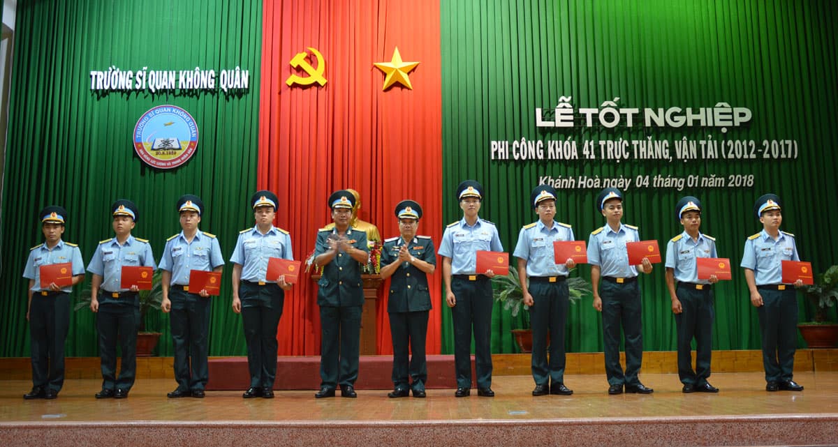 Trường Sĩ quan Không quân tổ chức lễ tốt nghiệp phi công quân sự Khóa 41