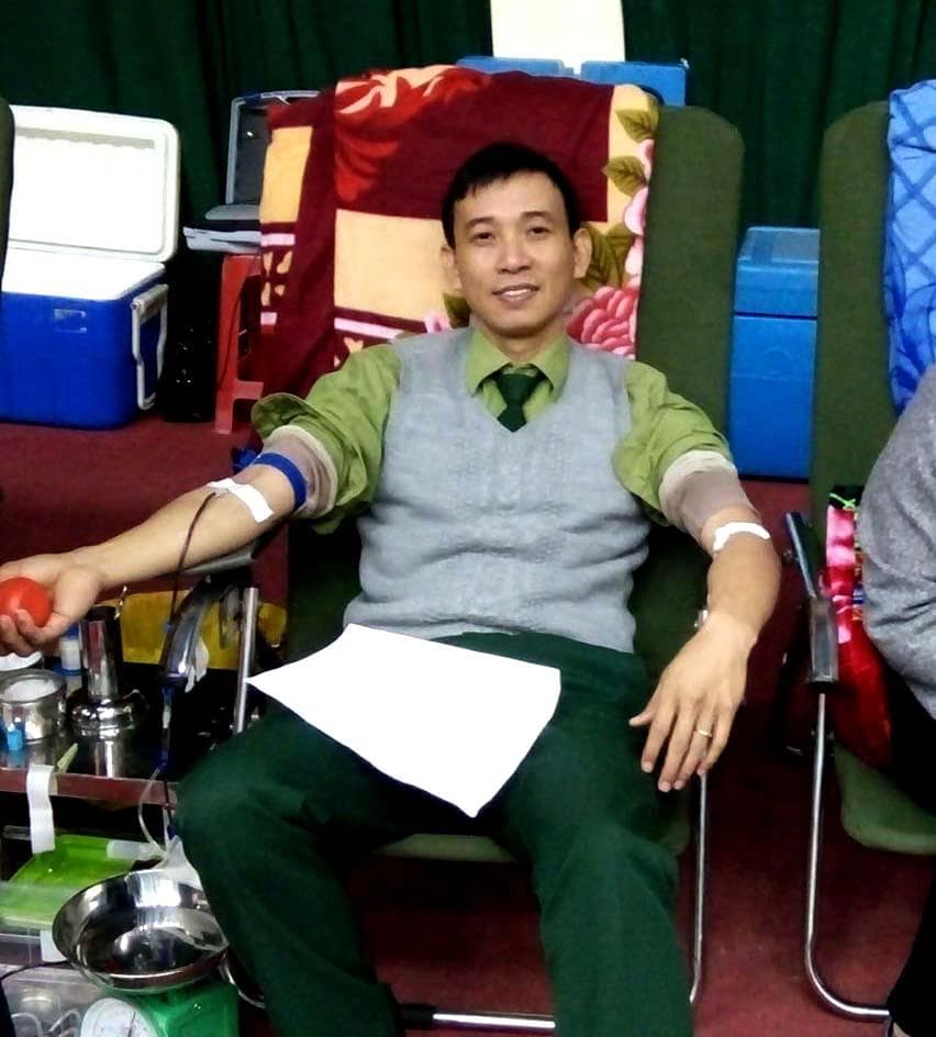 Nhân viên quân y "mê" hiến máu tình nguyện