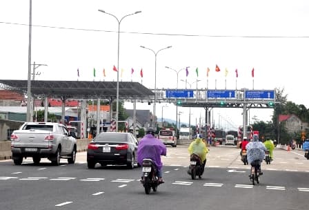 Miễn, giảm phí cho gần 1.800 xe qua Trạm thu phí Điện Bàn