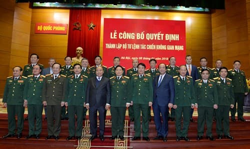 Bộ Quốc phòng công bố quyết định thành lập Bộ tư lệnh Tác chiến không gian mạng