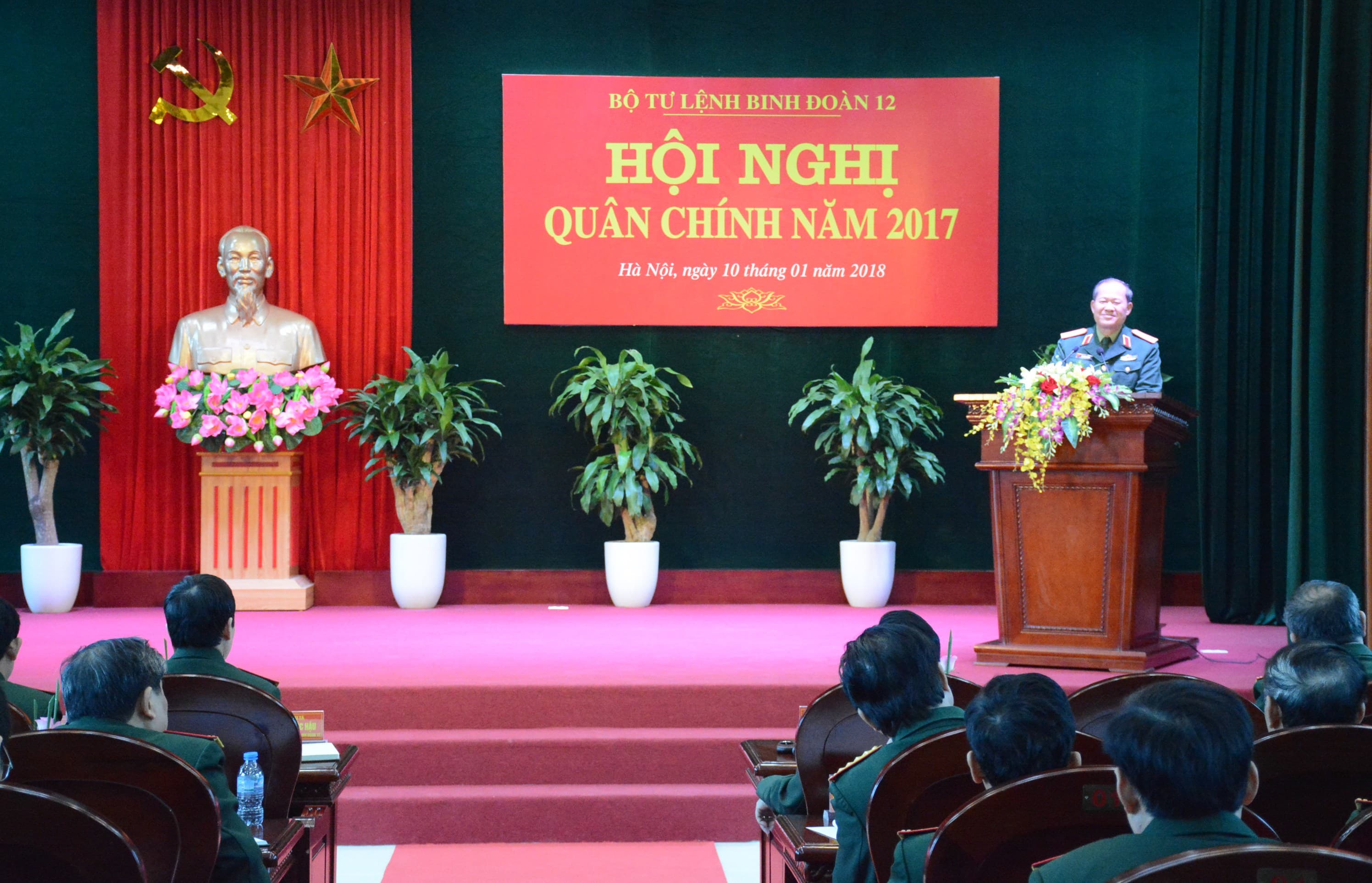Binh đoàn 12 tổ chức Hội nghị Quân chính năm 2017