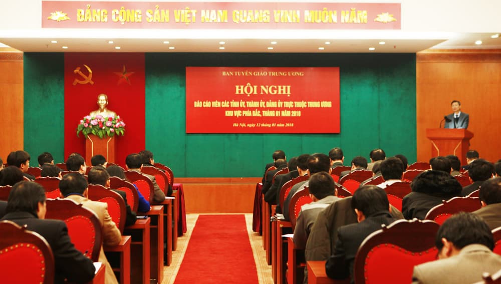 Hội nghị báo cáo viên các Tỉnh ủy, Thành ủy, Đảng ủy trực thuộc Trung ương khu vực phía Bắc
