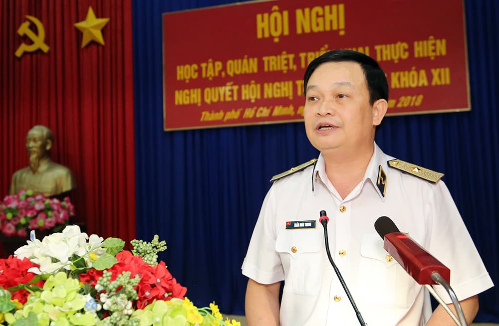 Đảng ủy Quân chủng Hải quân tổ chức học tập, quán triệt, triển khai Nghị quyết Hội nghị Trung ương 6