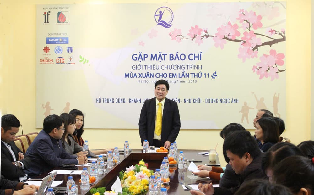 Gặp mặt báo chí giới thiệu Chương trình Mùa xuân cho em lần thứ 11