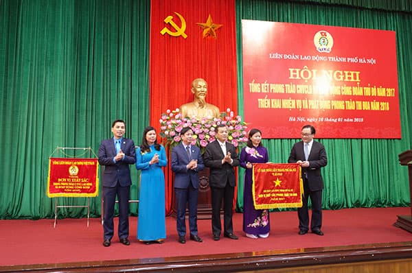 561 công đoàn cơ sở được thành lập mới trên địa bàn Hà Nội trong năm 2017