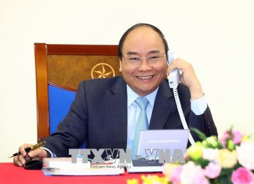 Thủ tướng Nguyễn Xuân Phúc điện thoại chúc mừng đội tuyển U23 Việt Nam