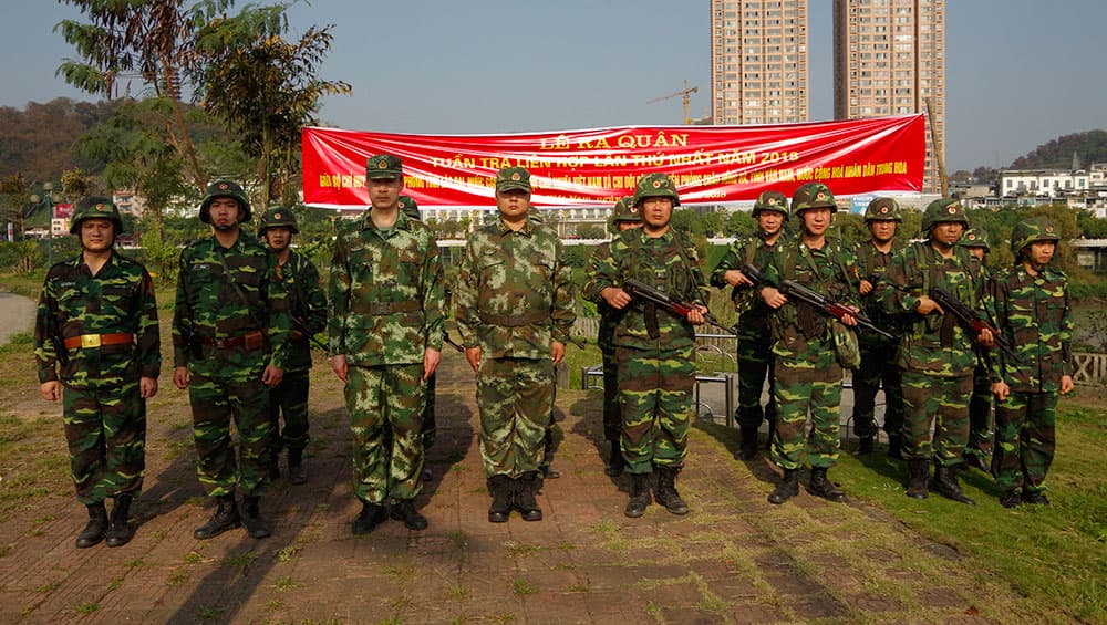 Tổ chức ra quân tuần tra liên hợp biên giới lần thứ nhất năm 2018