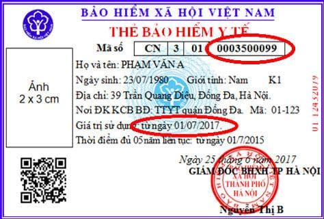 Giải mã thông tin ghi trên thẻ bảo hiểm y tế