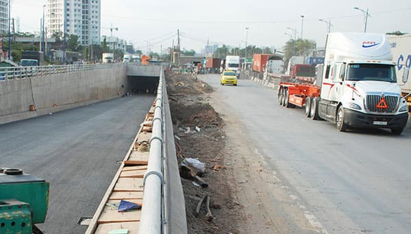 Thông xe hầm chui ở khu vực kẹt xe nghiêm trọng nhất ở TP Hồ Chí Minh
