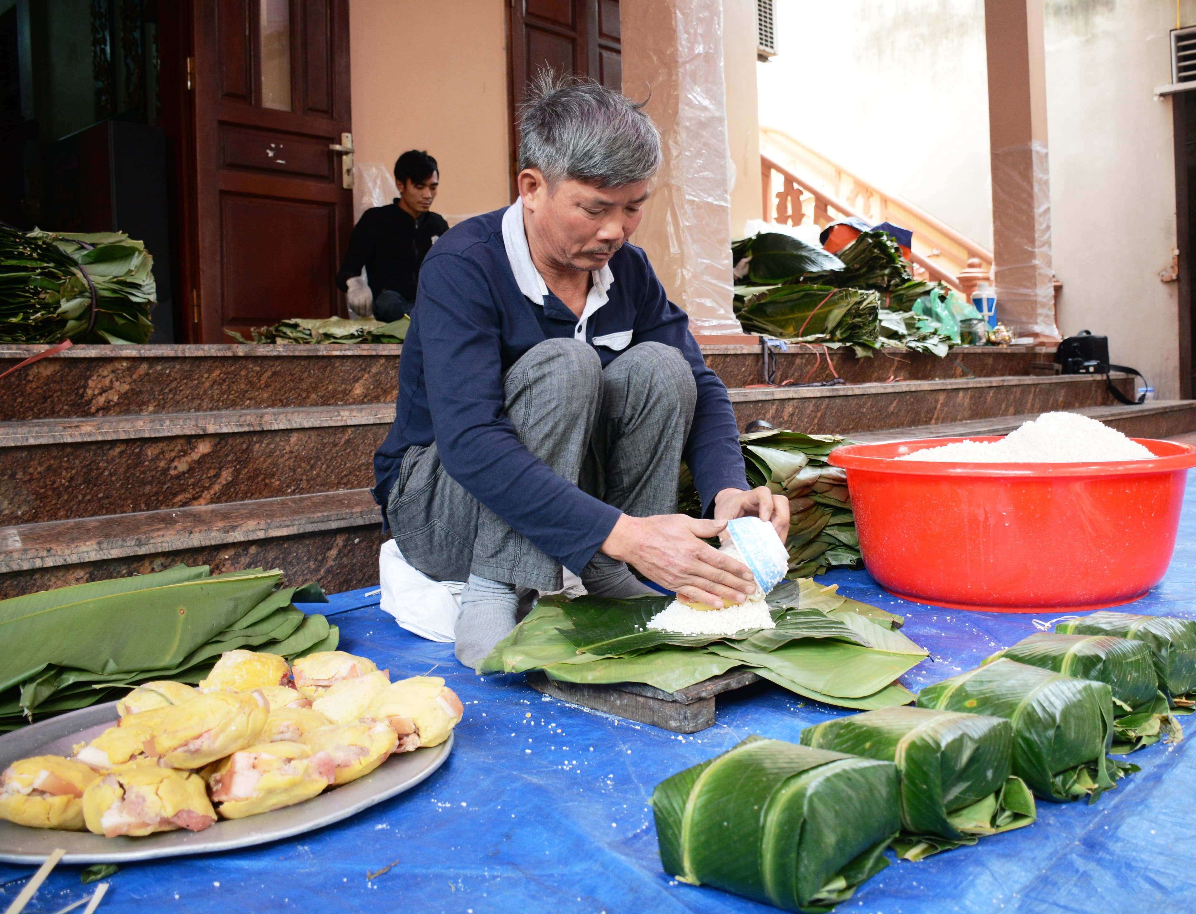 Dẻo thơm bánh chưng Tranh Khúc
