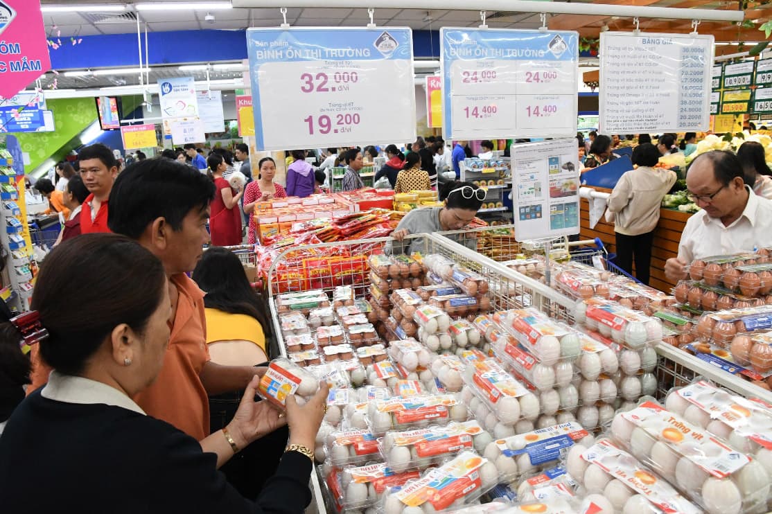 Sức mua tại hệ thống bán lẻ Saigon Co.op tăng gấp 3 lần ngày thường