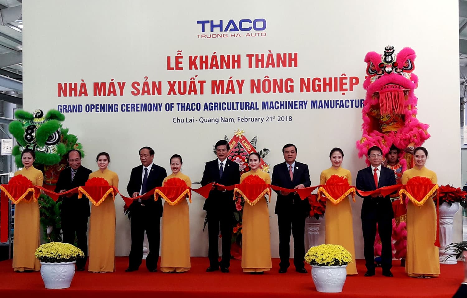 ThaCo khánh thành nhà máy sản xuất máy nông nghiệp