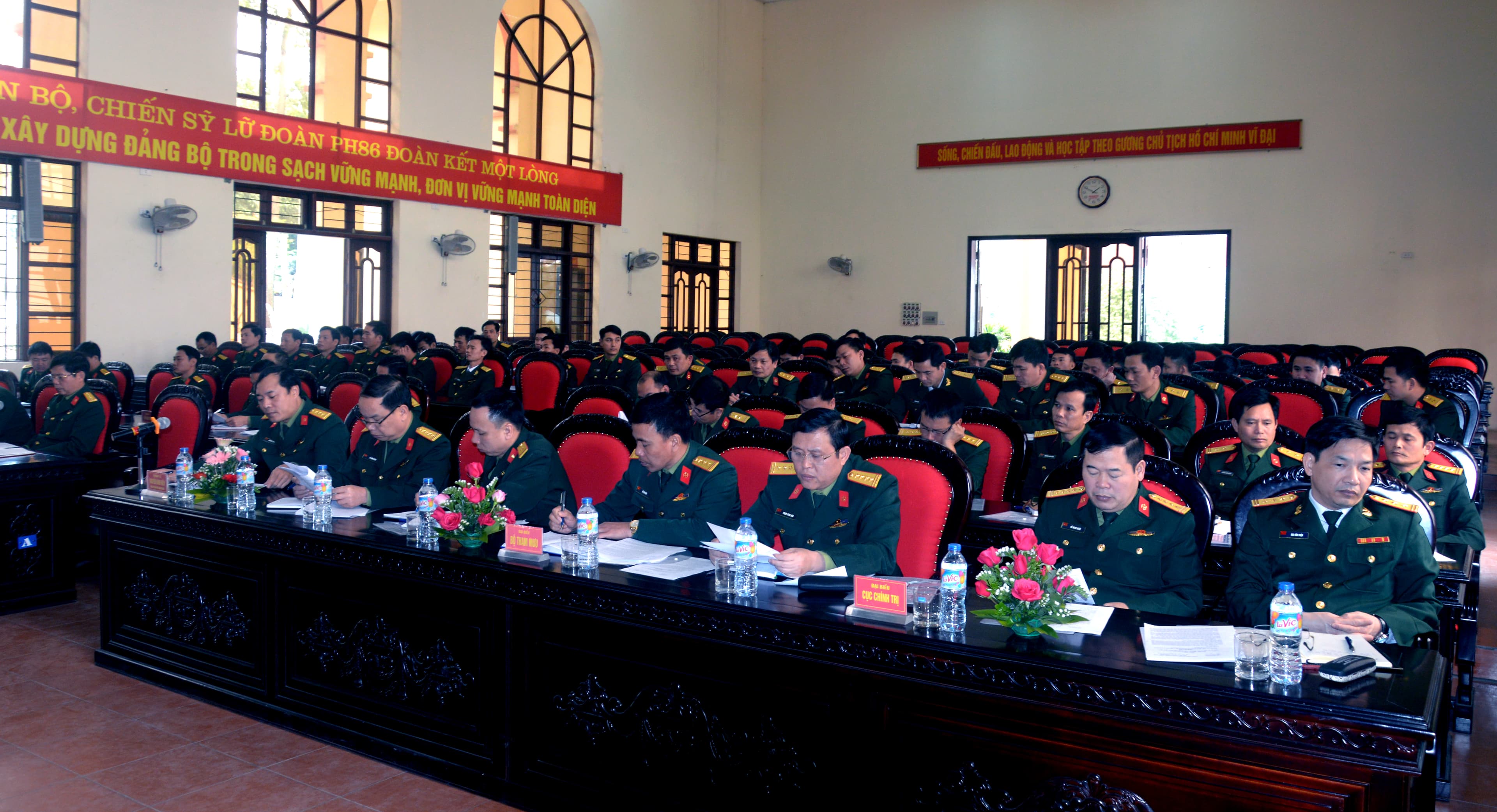 Lữ đoàn 86 tổ chức Hội nghị rút kinh nghiệm công tác giáo dục, quản lý kỷ luật và bảo đảm an toàn năm 2017