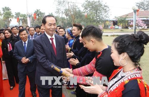 Chủ tịch nước Trần Đại Quang: Thực hiện những giải pháp, việc làm cụ thể, thiết thực hỗ trợ đồng bào các dân tộc