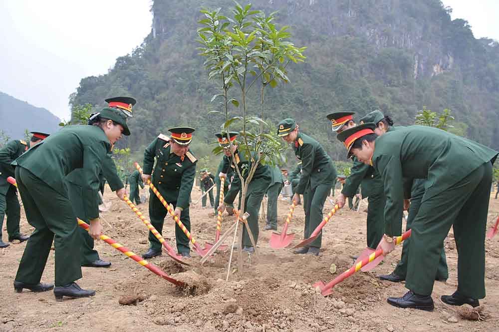 Kho KV1 phát động “Tết trồng cây đời đời nhớ ơn Bác Hồ”