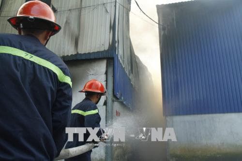 Bình Dương: Cháy lớn ở một công ty gỗ