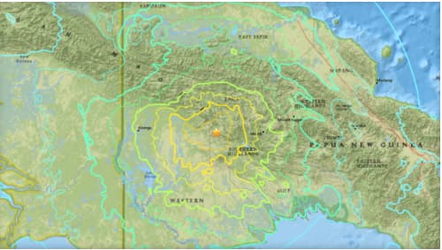 Động đất mạnh tại Papua New Guinea