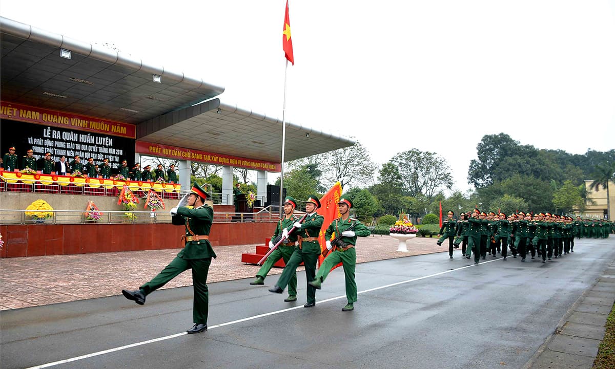 Ra quân huấn luyện và phát động Phong trào Thi đua Quyết thắng
