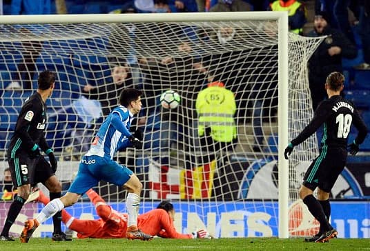 Vòng 26 La Liga: Real bất ngờ gục ngã trước Espanyol