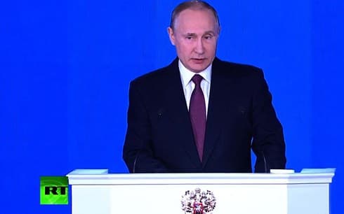 Tổng thống Nga Vladimia Putin đọc Thông điệp liên bang