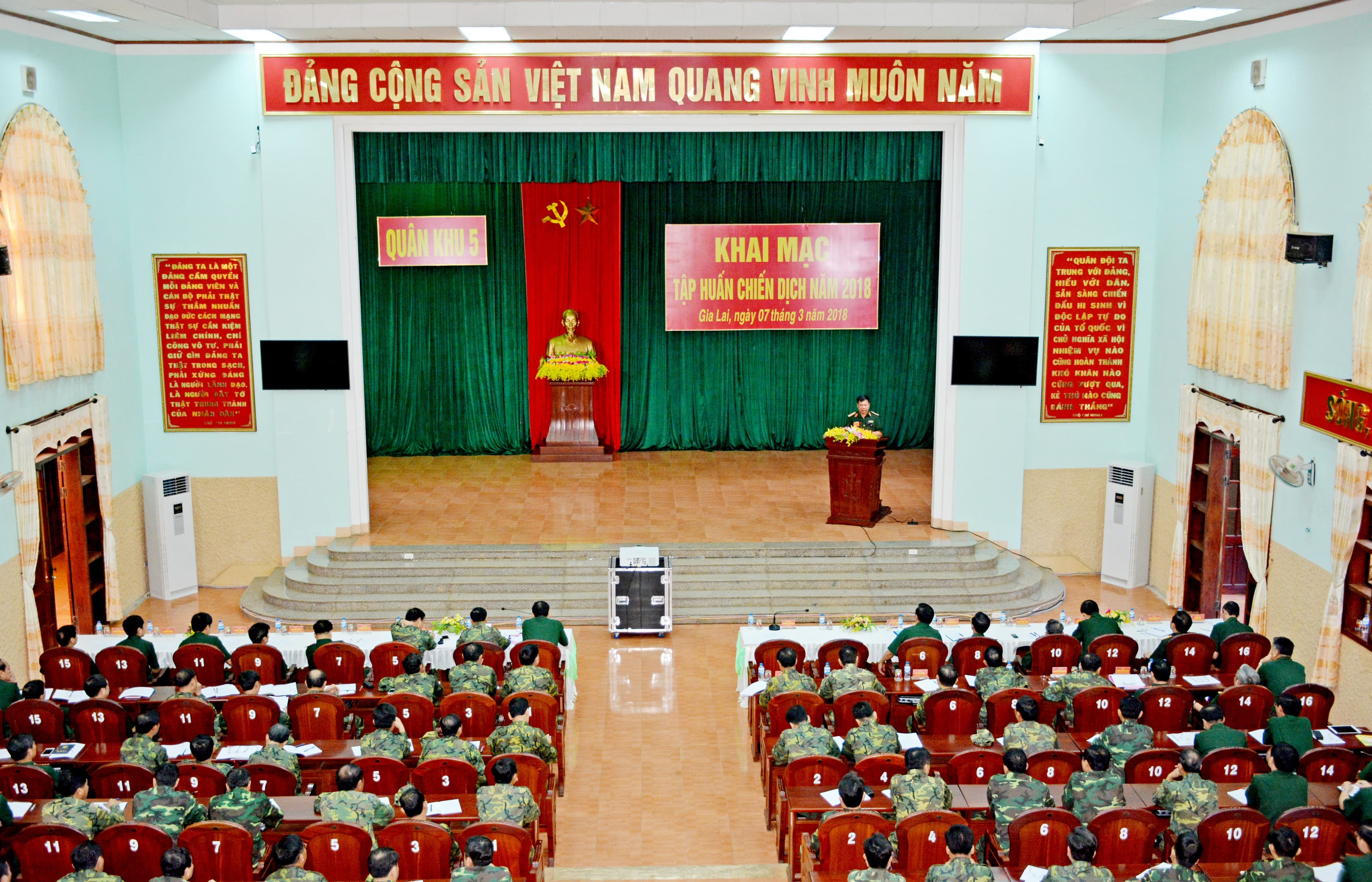 Quân khu 5 tập huấn chiến dịch năm 2018