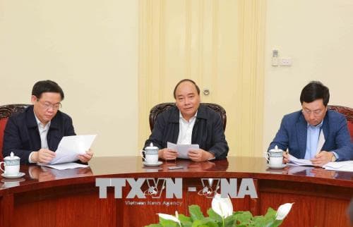 Thủ tướng Nguyễn Xuân Phúc chủ trì cuộc họp về quản lý vốn vay ODA và vay ưu đãi